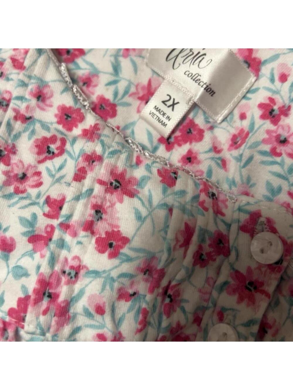 Aerie Women's Multi and Pink Pajama - Picture 3 of 6